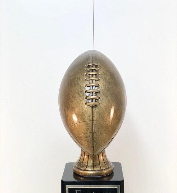 Fantasy Football Trophy FFL Champion Perpetual Trophy Fantasy Football Championship Trophy Antique Silver Football League Sport Award Winner Fantasy Football Trophy FFL Champion Perpetual Trophy Fantasy Football Championship Trophy Antique Silver Football League Sport Award Winner
