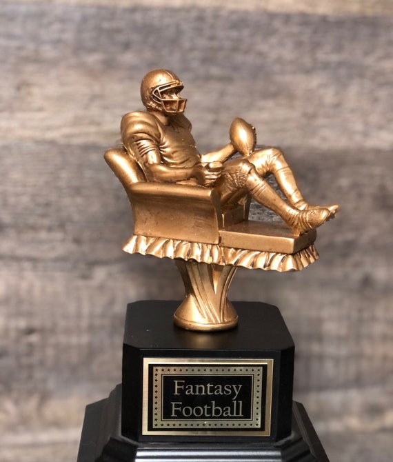 Fantasy Football Trophy – Perpetual "Armchair Quarterback" Award For 16 Years