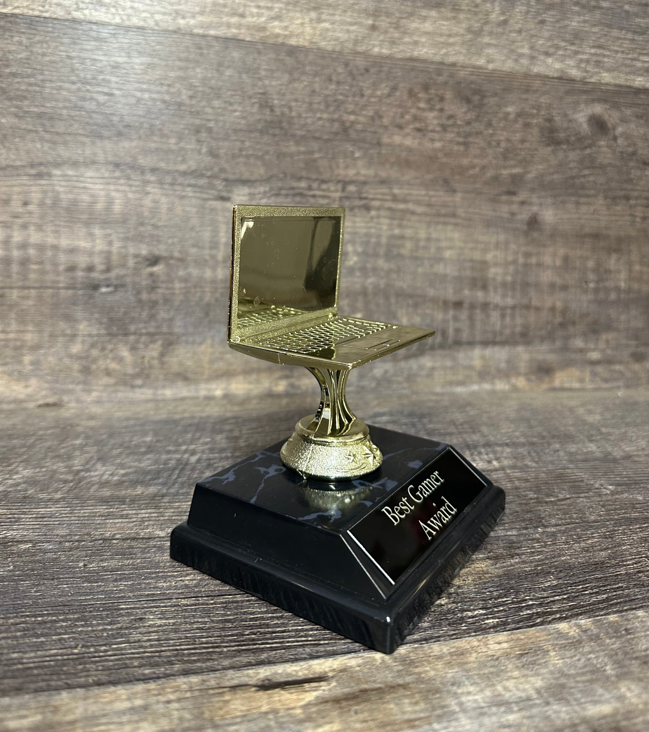 Office Computer Tryphc Laptop Computer IT Tech Award Computer Trophy Funny Trophy Best Gamer ...