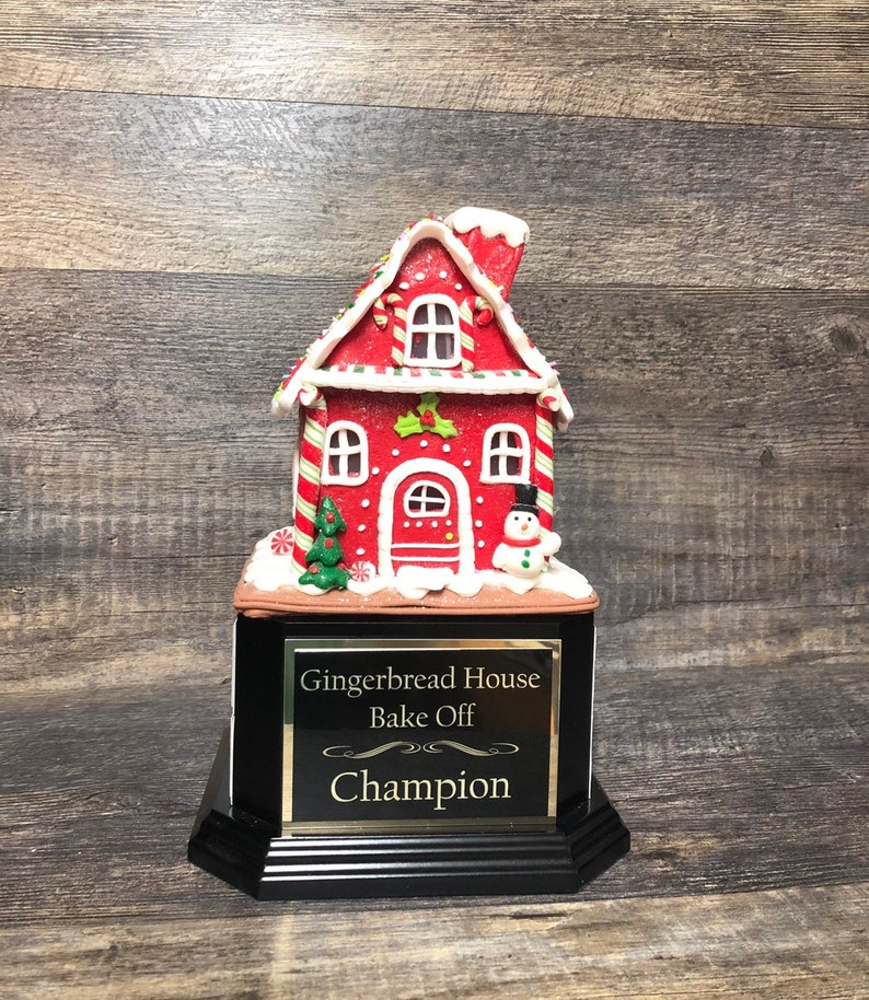 XL Gingerbread House Trophy Perpetual Christmas Cookie - Etsy UK