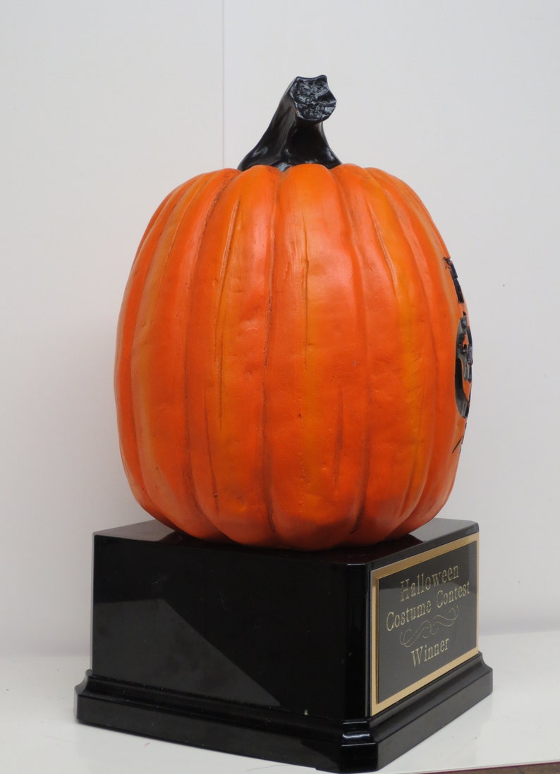 Halloween Trophy Trophies Best Costume Contest Pumpkin Carving Etsy