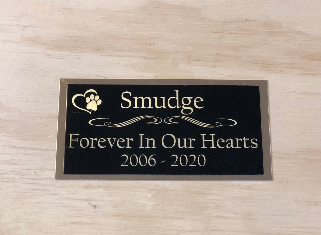 Custom Engraved Plate Name Plate Dog Urn Cremation Cat Urn Pet Etsy