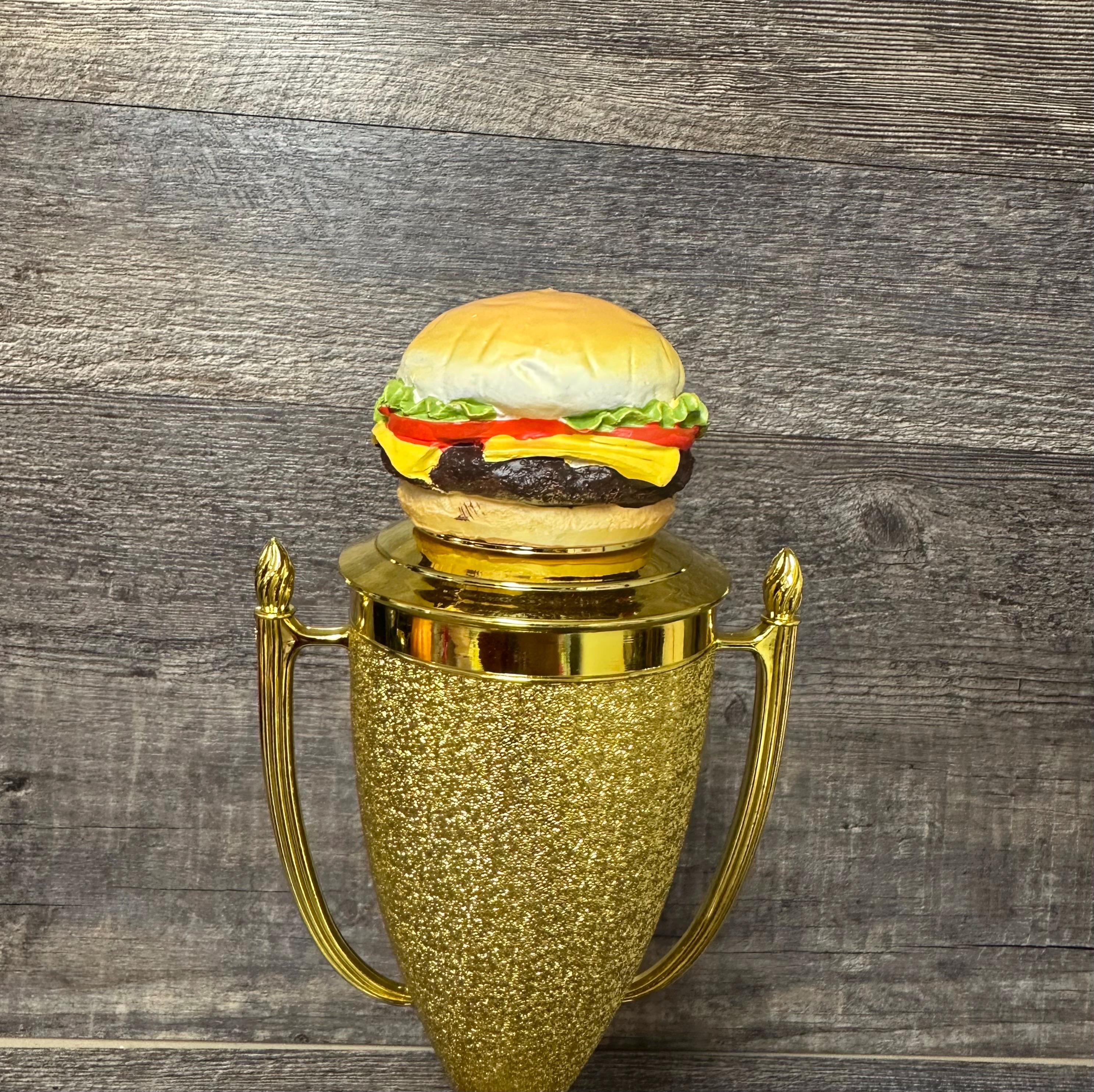 Grill Master BBQ Trophy Best Burger Trophy Hamburger Cook off Trophy ...
