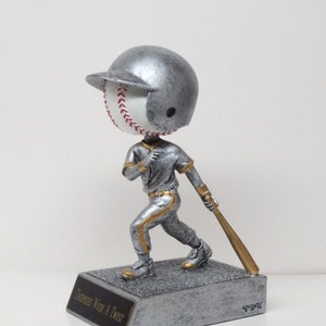 Baseball Trophy Trophies Winning Baseball Team Bobble Head Sports Award Baseball Recognition Year End Trophy Champion