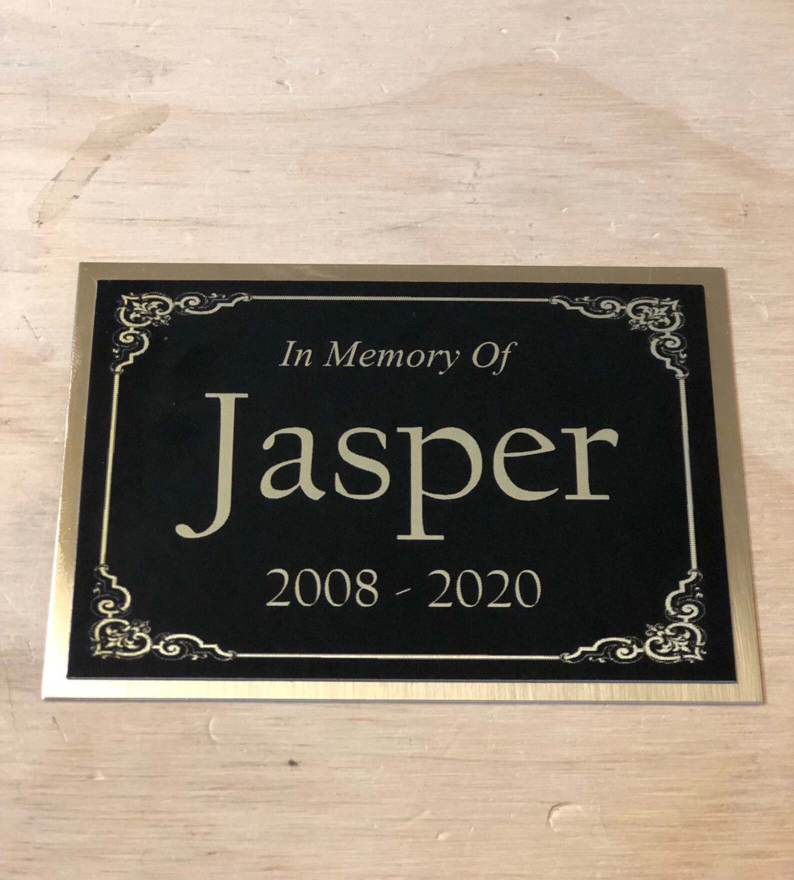 Dog Urn Custom Engraved Name Plate for Cremation Urn Cat Urn Etsy
