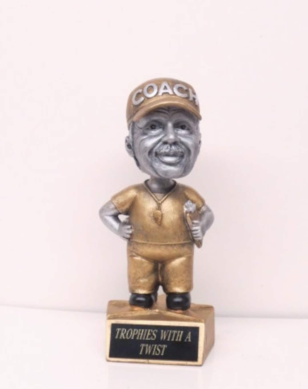 Coach Trophy Coaches Trophies Sports Award Bobble Head Thank You Team