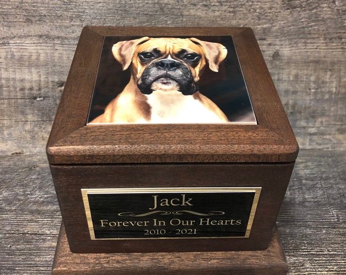 Boxer Dog Ashes Urn Etsy
