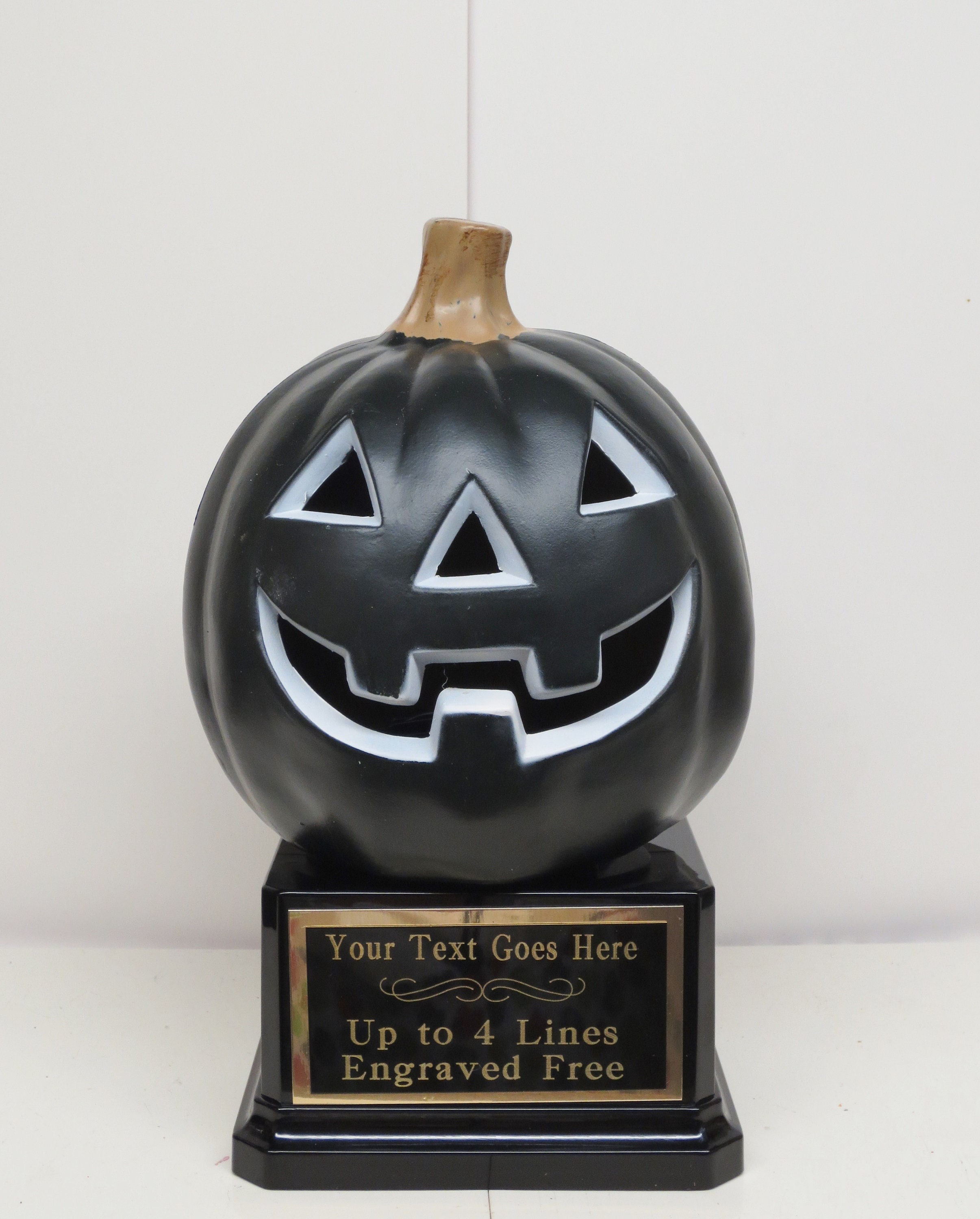 Halloween Trophy Halloween Trophies Trophy Pumpkin Carving | Etsy