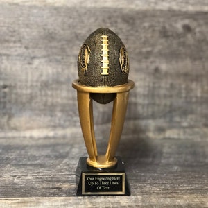 Fantasy Football Trophy FFL Trophy  7.5&quot; Custom Engraved Championship Trophy Football League Sports Award Winner Superbowl