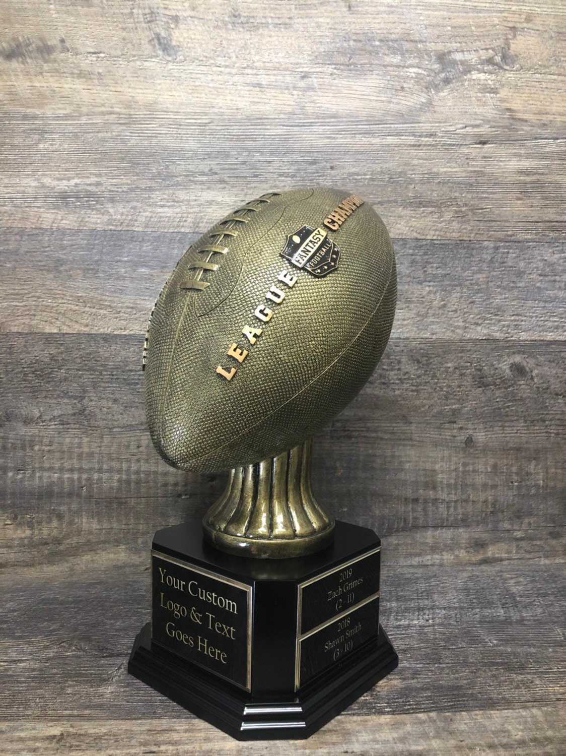 15 Perpetual Fantasy Football Trophy - Gold Cup – Fantasy Champs