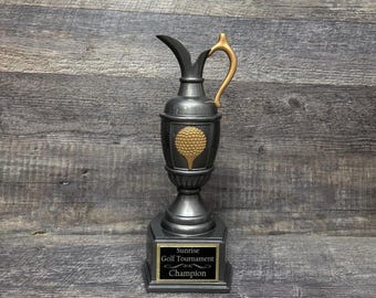 Golf Cup Trophy Tournament Trophy Golf Charity Event Trophy Hole In One Under Par Bragging Rights Best Score Guys Weekend Trip