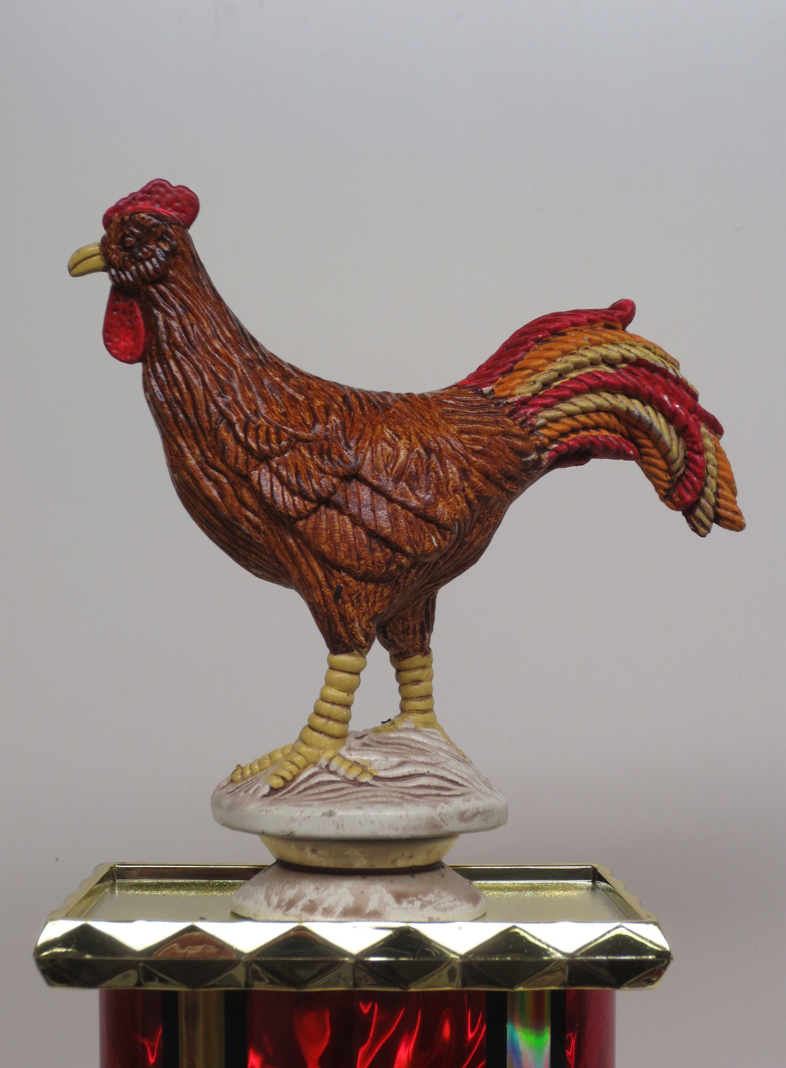 Funny Trophy Biggest Cock Rooster Award Best Chicken Wings Bbq Etsy 