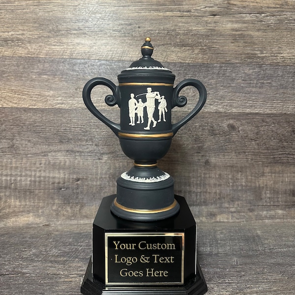 Classic Golf Trophy Cameo Cup Tournament Trophy Golf Charity Event Trophy Hole In One Under Par Bragging Rights Best Score Guys Weekend Trip