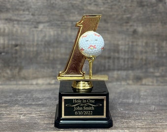 Trofeo de hoyo en uno de golf Trofeo de torneo Trofeo de evento benéfico de golf clásico Trofeo de reconocimiento Derecho a presumir Mejor puntuación Fin de semana de chicos