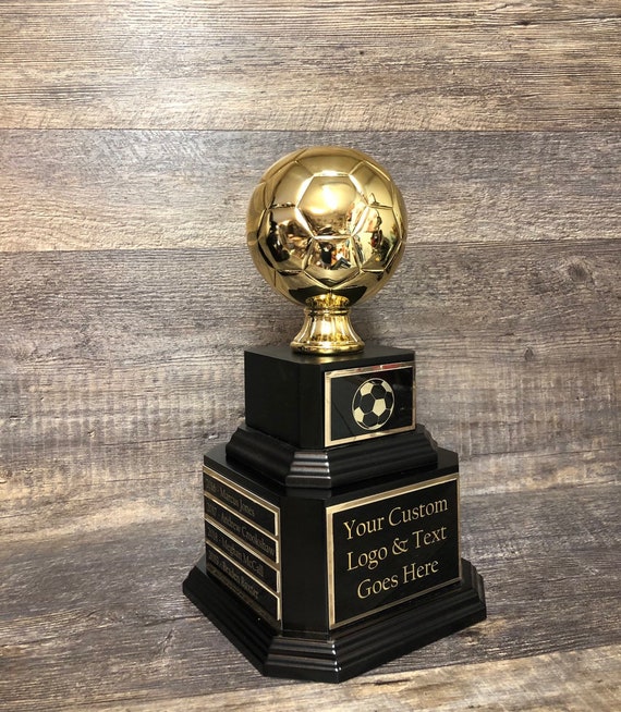Trofeo de fútbol Fantasy Trofeo de la Liga de Fútbol Brillante - Etsy México