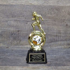 Trofeo Fantasy Football Vincitore del campione di calcio FFL Fantasy League Trofeo personalizzato Premio sportivo Incisione gratuita Poltrona economica Quarterback