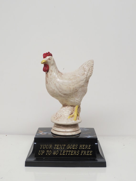 BBQ Chicken Cook Off Trophy Hottest Chick Award Funny Trophy Mother Hen Cutest Chick Gag Gift Chicks Dig Me Award Chick Magnet Trophy