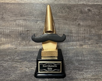 Funny Trophy Best Mustache Ride Trophy Best Picker Trophy Nose & Mustache Trophy Award Funny Trophy FFl Sacko Adult Humor Gag Gift