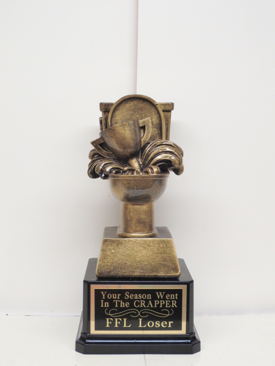 Fantasy Football Trophy League LOSER Trophy FFL Last Place Etsy