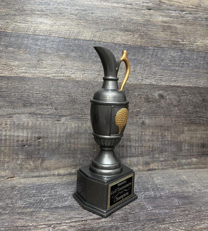 Golf Cup Trophy Tournament Trophy Golf Charity Event Trophy Hole In One Under Par Bragging Rights Best Score Guys Weekend Trip image 4