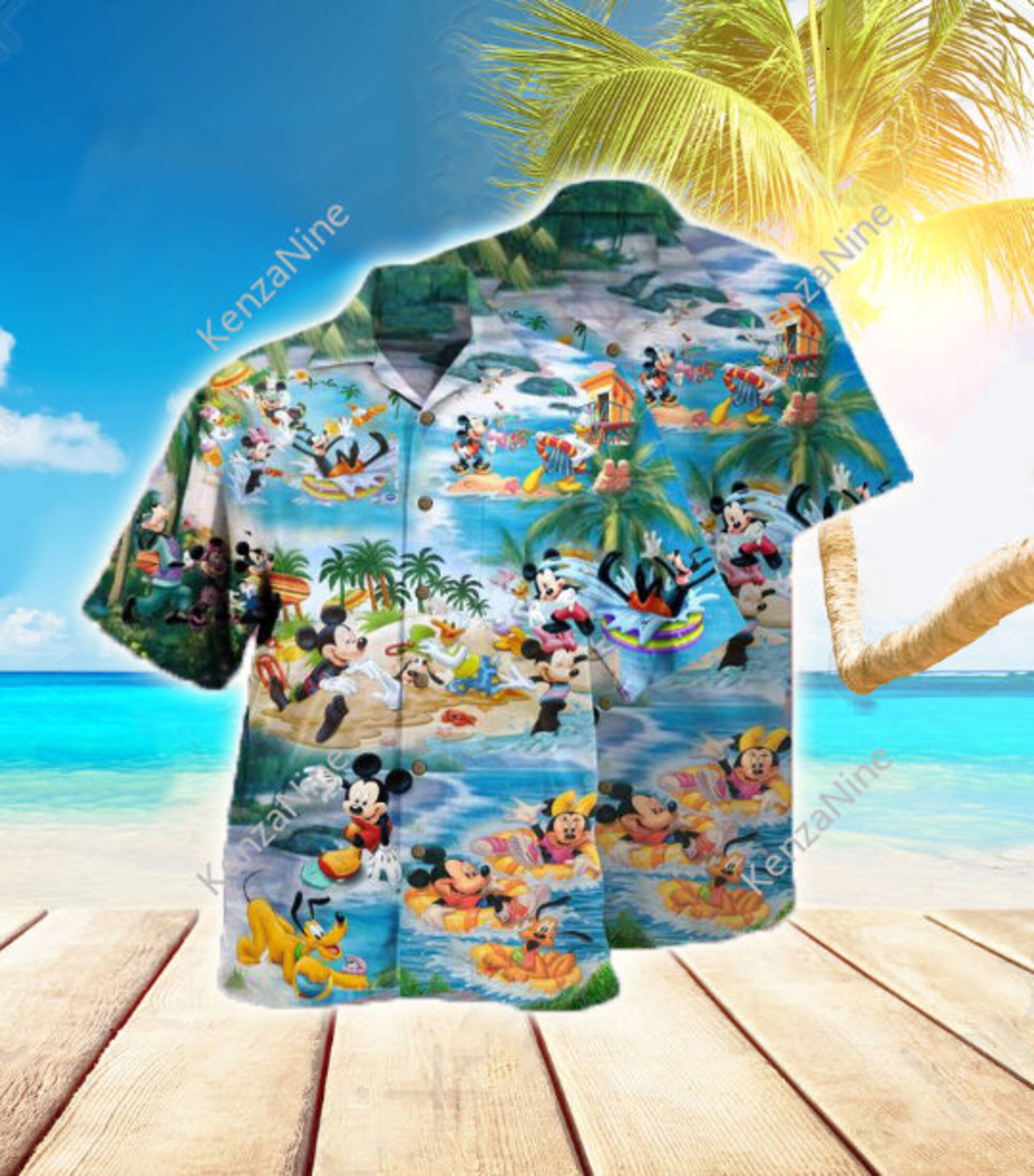 Mickey Mouse Summer Hawaiian Shirt