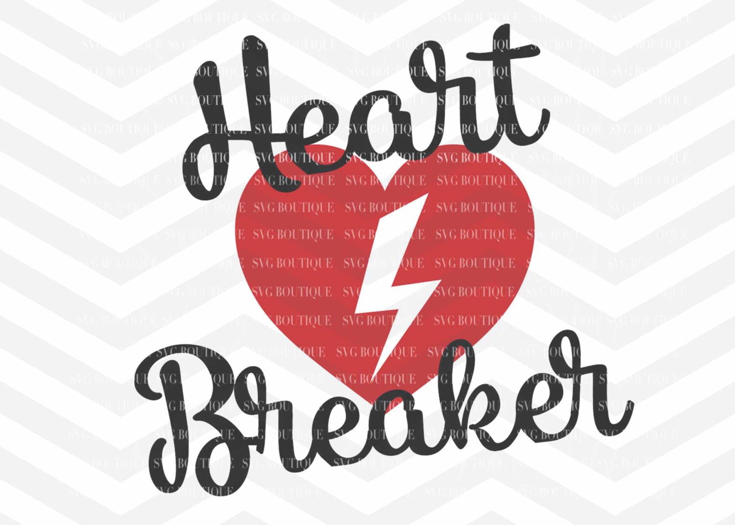 Heartbreaker SVG File Heartbeat SVG Valentine’s Day Boy | Etsy
