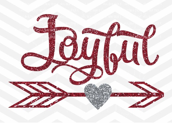 Joyful SVG Christmas PNG