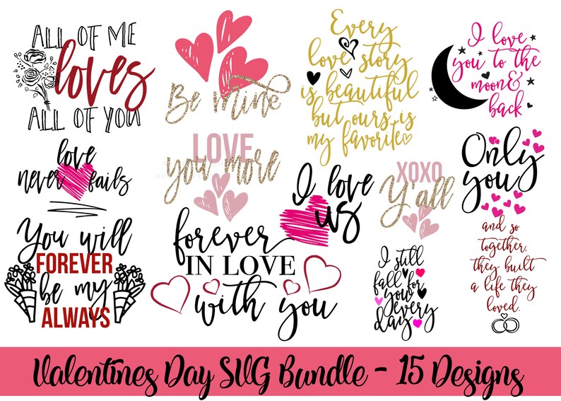 Download Valentine's Day SVG Bundle Valentine SVG Bundle Wood | Etsy
