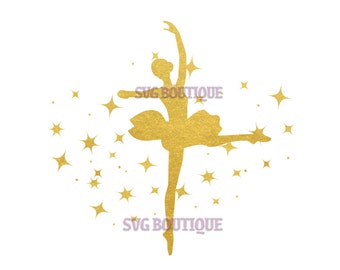 Ballerina SVG, Ballerina Clipart, Dancer Svg, Vector Cutting File, Cut Files, Nursery, Cricut, Silhouette, Vector Files, PNG for Tshirt