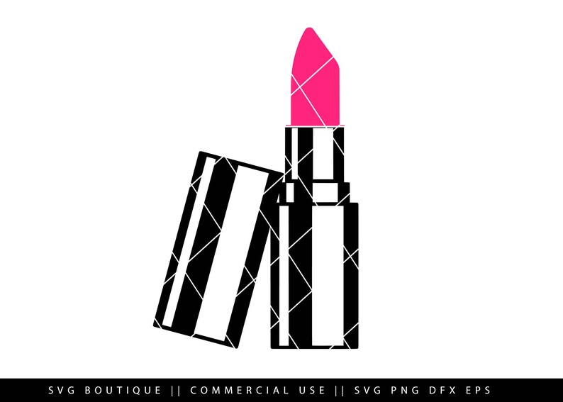 Lipstick SVG File Pink Lipstick Svg File Lipstick Png - Etsy