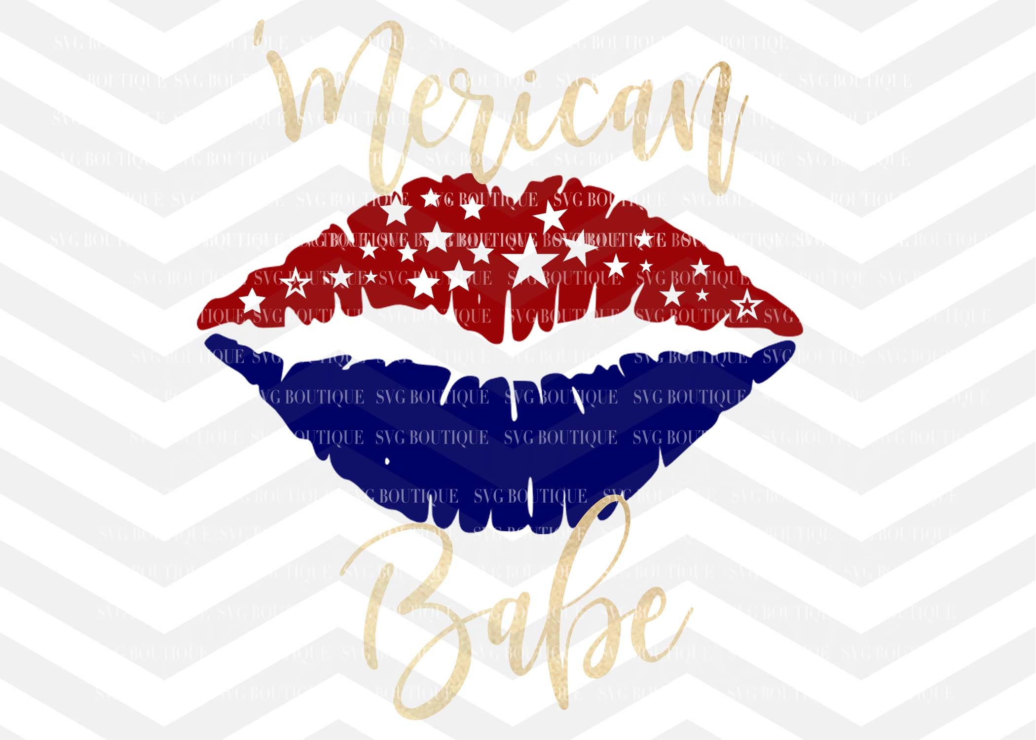 Download American Babe Svg File Merica Svg Fourth Of July Svg Etsy