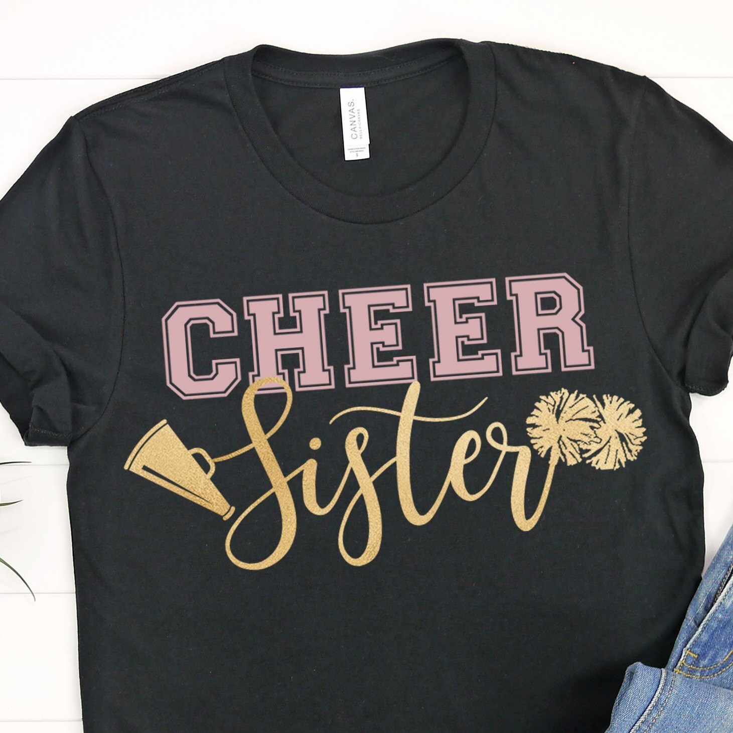 Cheer Sister SVG Cheer Cut File Sister SVGCheerleading Cut Etsy