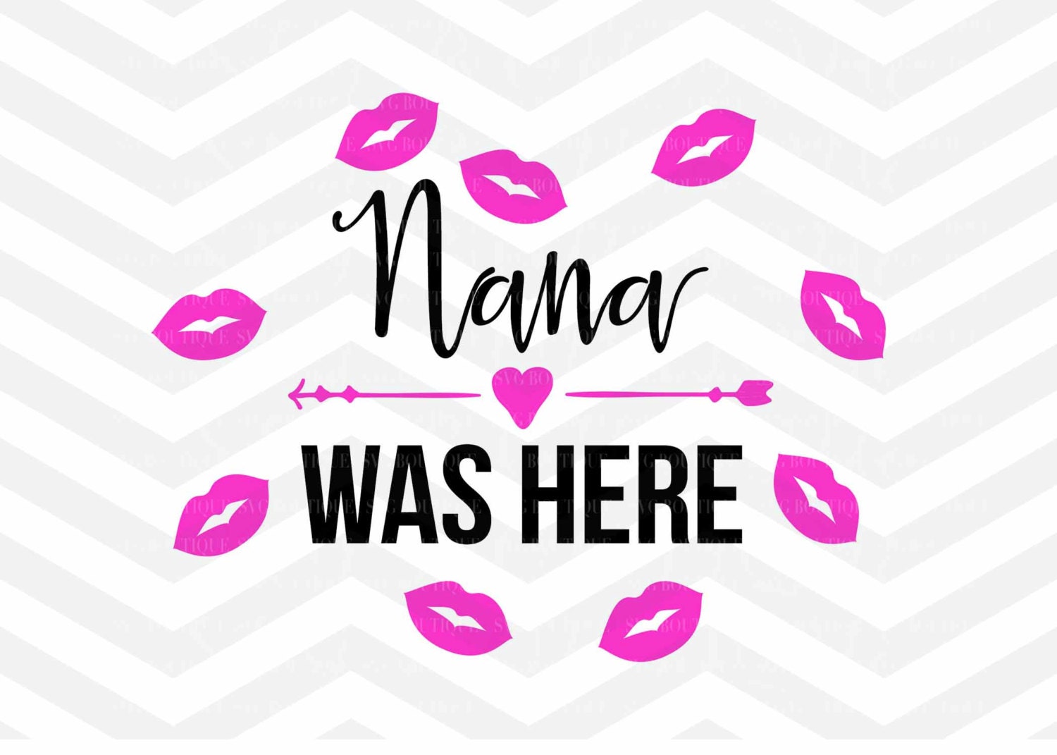 Download Nana Was Here SVG Cutting File Grandma Was Here SVG For | Etsy