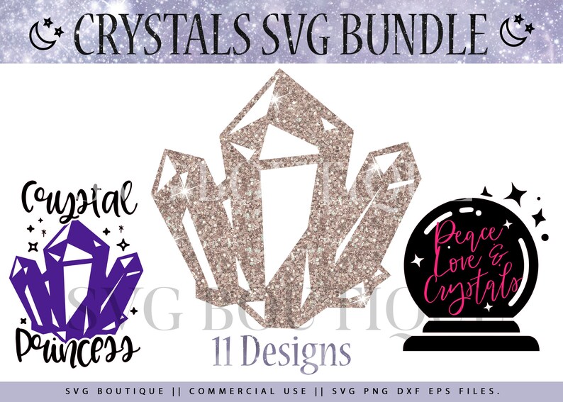Download Crystals SVG Bundle Crystal Quotes Bundle Zen Yoga Funny ...