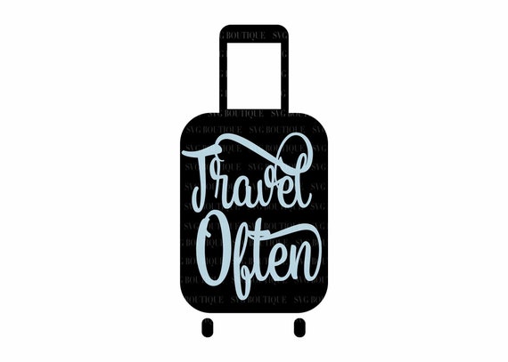 Download Travel Often SVG Suitcase svg Travel Quote SVG Adventure ...