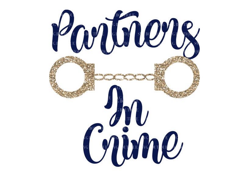 Download Partners In Crime SVG Best Friends SVG Handcuffs SVG Best ...