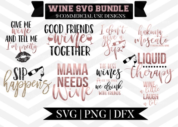 Download Wine SVG Bundle Wine SVG Files Wine Cut File Bundle Wine ...