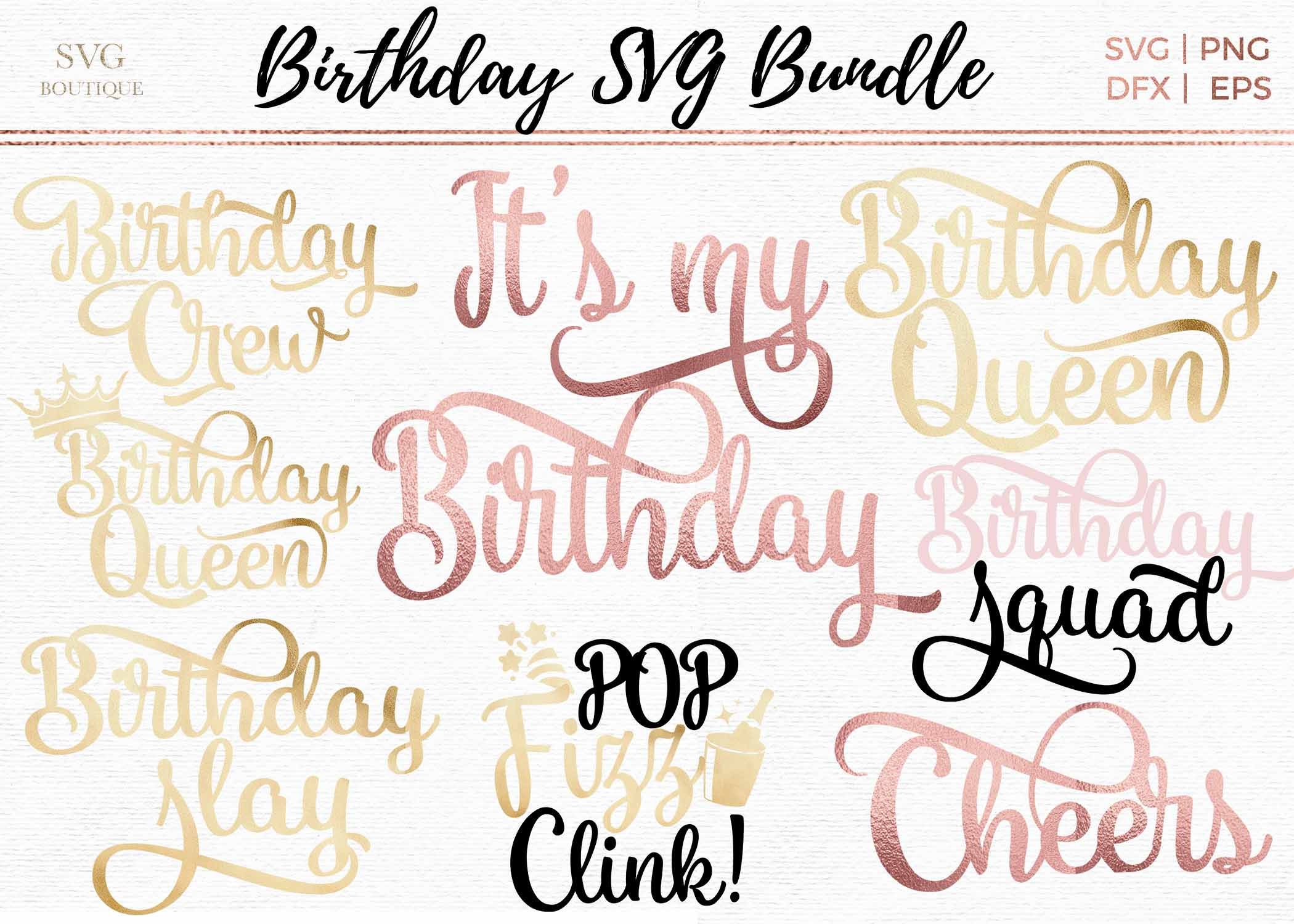 Download Birthday Crew SVG Birthday Crew SVG Bundle Birthday Girl | Etsy