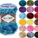 Alize Decofur - long eyelash yarn, scrubbies yarn,fancy yarn,effective yarn,sparkly yarn,long lash yarn,cristmas decoration,