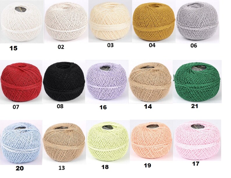 CROCHET THREAD Cotton Crochet Thread Viscose Silk Crochet Etsy Ireland