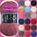 Wool yarn NAKO SPORT WOOL, chunky yarn, bulky yarn, size 5, suitable for knitted accessories- hats, scarfs, mittens or cardigans 