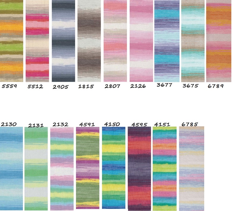 Белла омбре батик ализе карта цветов