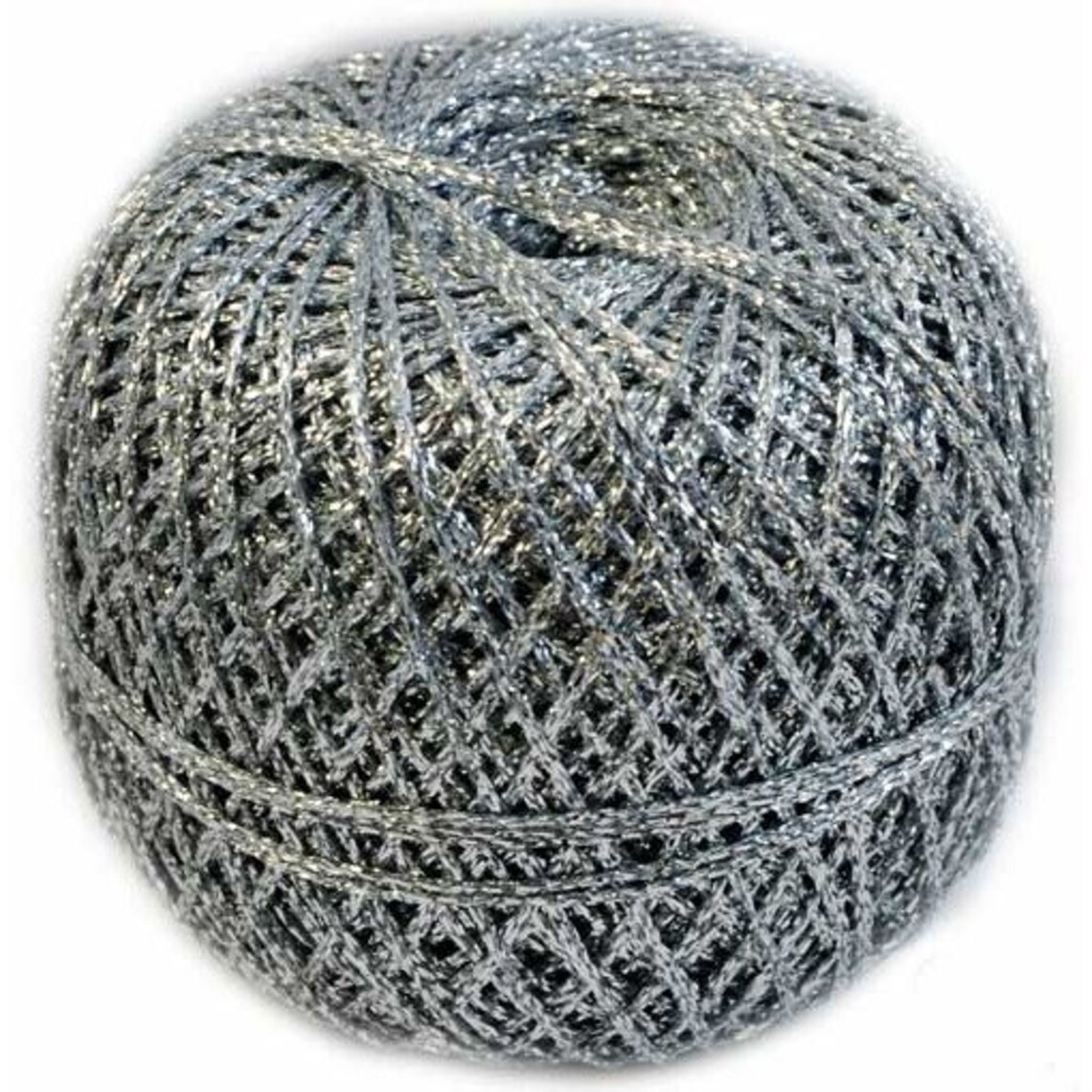 SALE silver Yarngolden Yarnbrocade Yarn Lurex Yarn Etsy