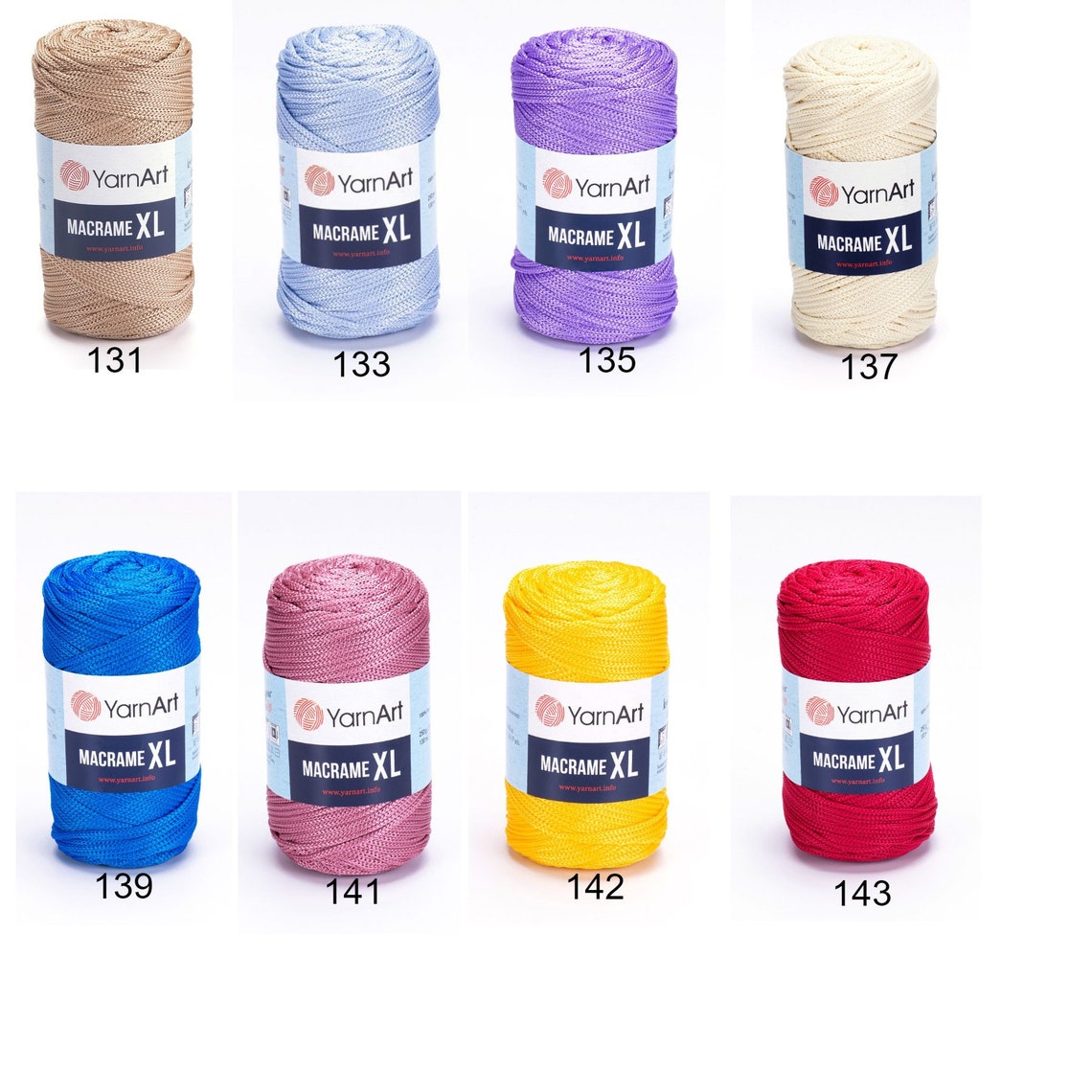 Yarn Art Macrame XL 3mm Polyester Cord Suitable for Crochet Etsy