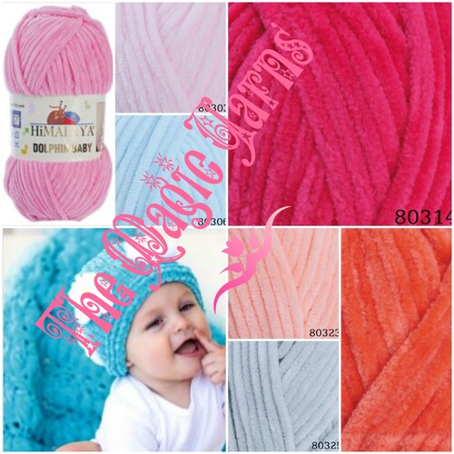 Himalaya DOLPHIN BABY the Softest Baby Yarn Baby Blanket Yarn Etsy