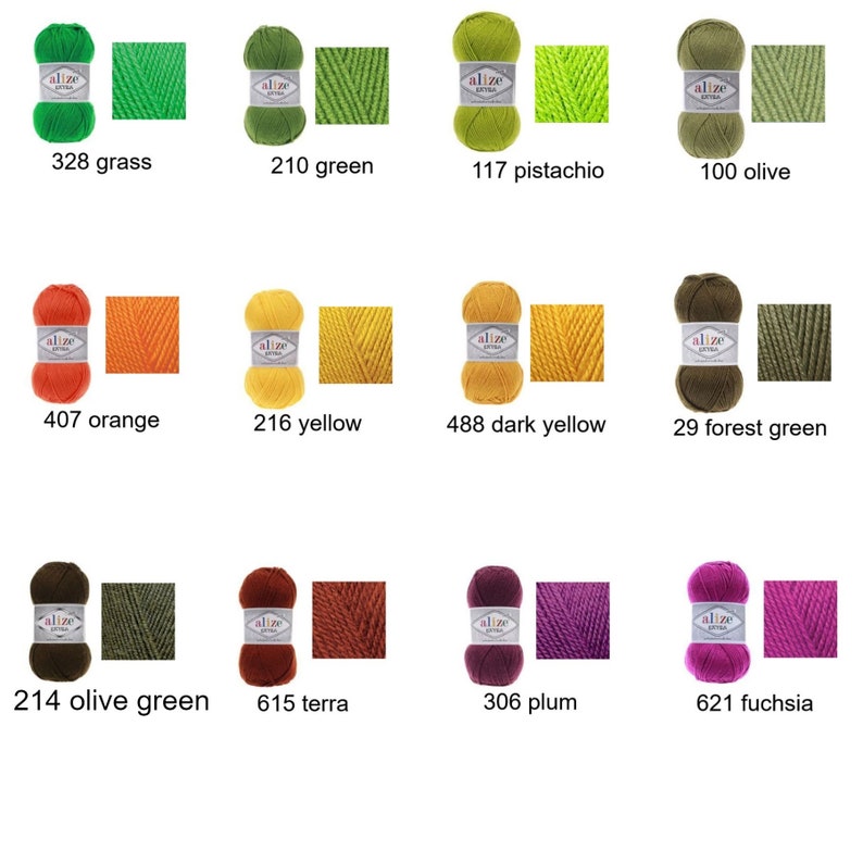 SOCKS YARN EXTRA by Alize Acrylic Wool Yarn Crochet Yarn Etsy