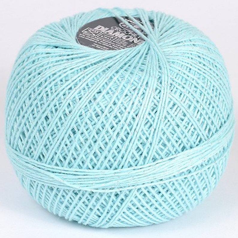 Crochet thread metallic crochet thread crochet cotton Etsy