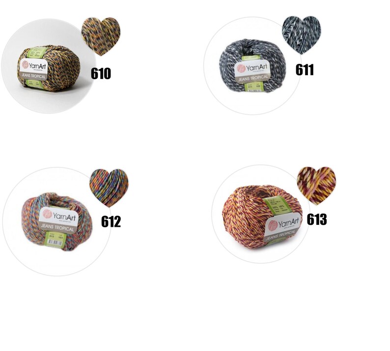 baby yarn toys yarn size 2 Yarn Art Jeans Tropical fine weight