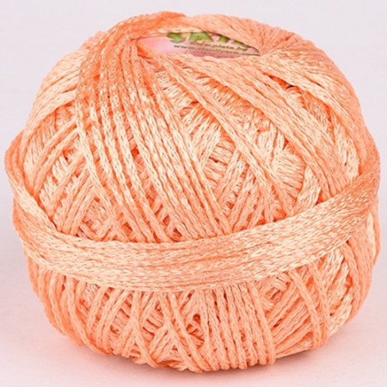 SALE Viscose yarn viscose crochet thread shining yarn silk Etsy