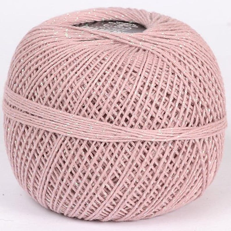 Crochet Thread Metallic Crochet Thread Crochet Cotton Etsy Australia